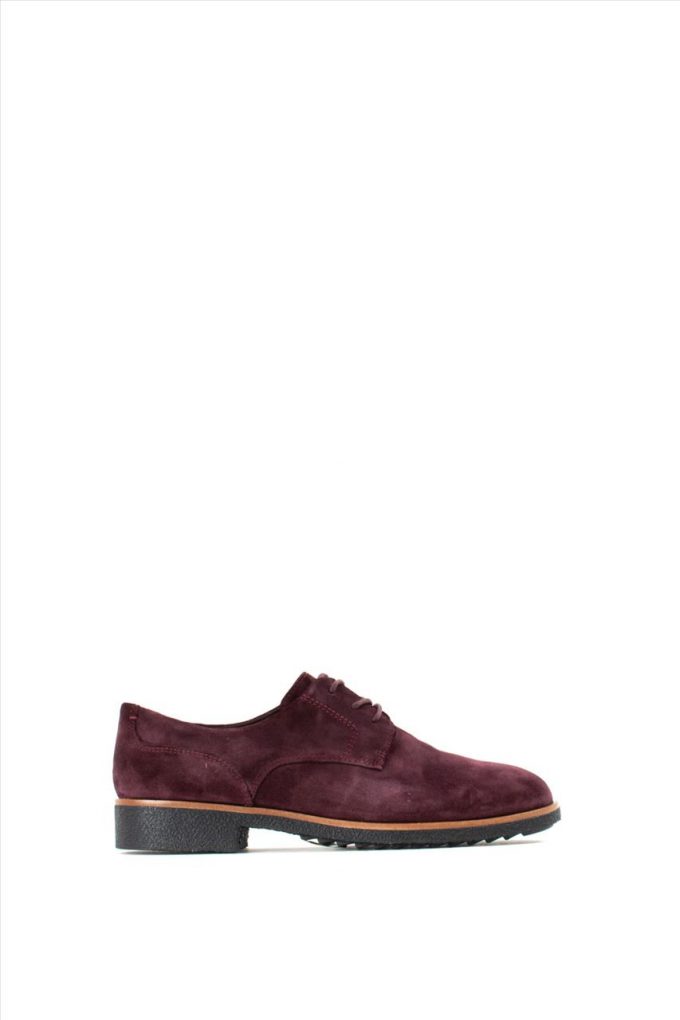 Γυναικεία Suede Oxford CLARKS GRIFFIN LANE BURGUNDY SUEDE