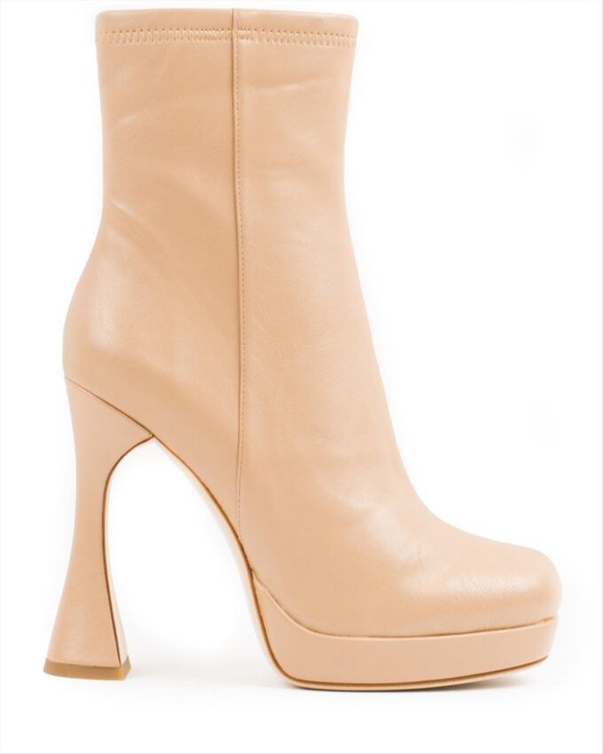 JEFFREY CAMPBELL BEL-AIR BOOTIES 0101003336 BEIGE