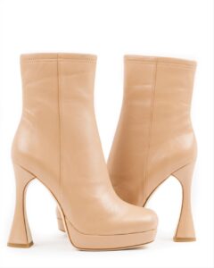 JEFFREY CAMPBELL BEL-AIR BOOTIES 0101003336 BEIGE