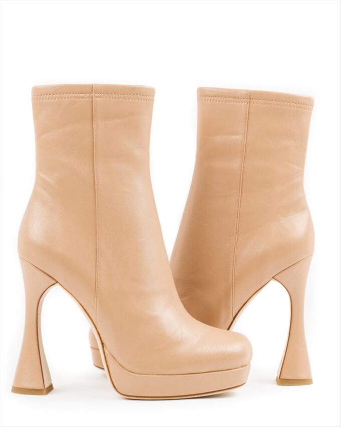 JEFFREY CAMPBELL BEL-AIR BOOTIES 0101003336 BEIGE