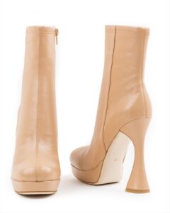 JEFFREY CAMPBELL BEL-AIR BOOTIES 0101003336 BEIGE