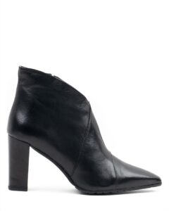 Γυναικεία Δερμάτινα Ankle Boots PAOLA FERRI D7544 LATEX BLK