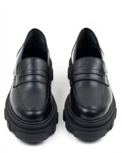 Γυναικεία Chunky Loafers BE ON ΣΧ. 80 ΜΑΥΡΟ