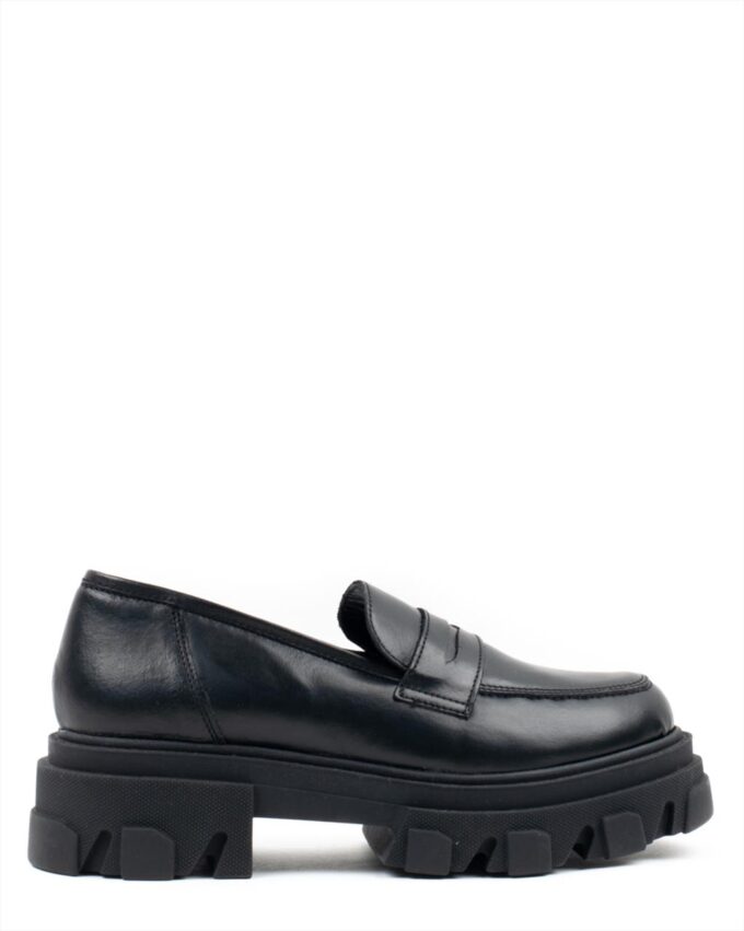 Γυναικεία Chunky Loafers BE ON ΣΧ. 80 ΜΑΥΡΟ