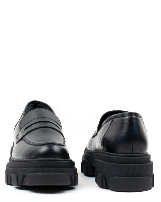 Γυναικεία Chunky Loafers BE ON ΣΧ. 80 ΜΑΥΡΟ